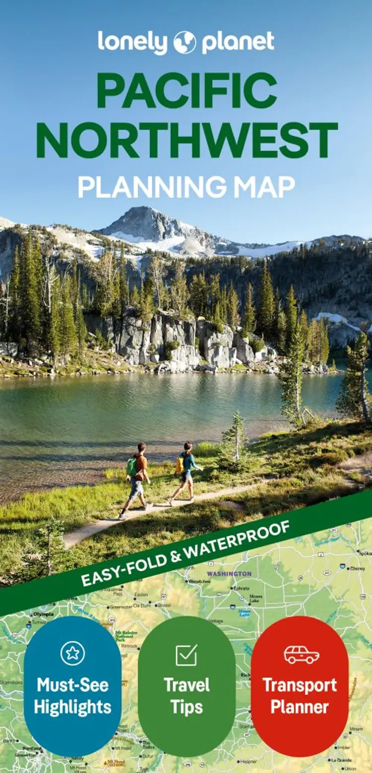 Pacific Northwest Planning Map af Lonely Planet