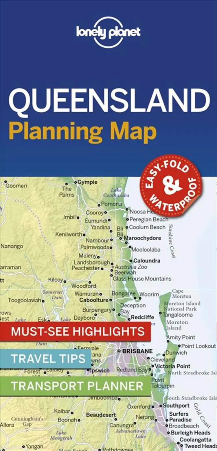 Lonely Planet Planning Map: Queensland af Lonely Planet