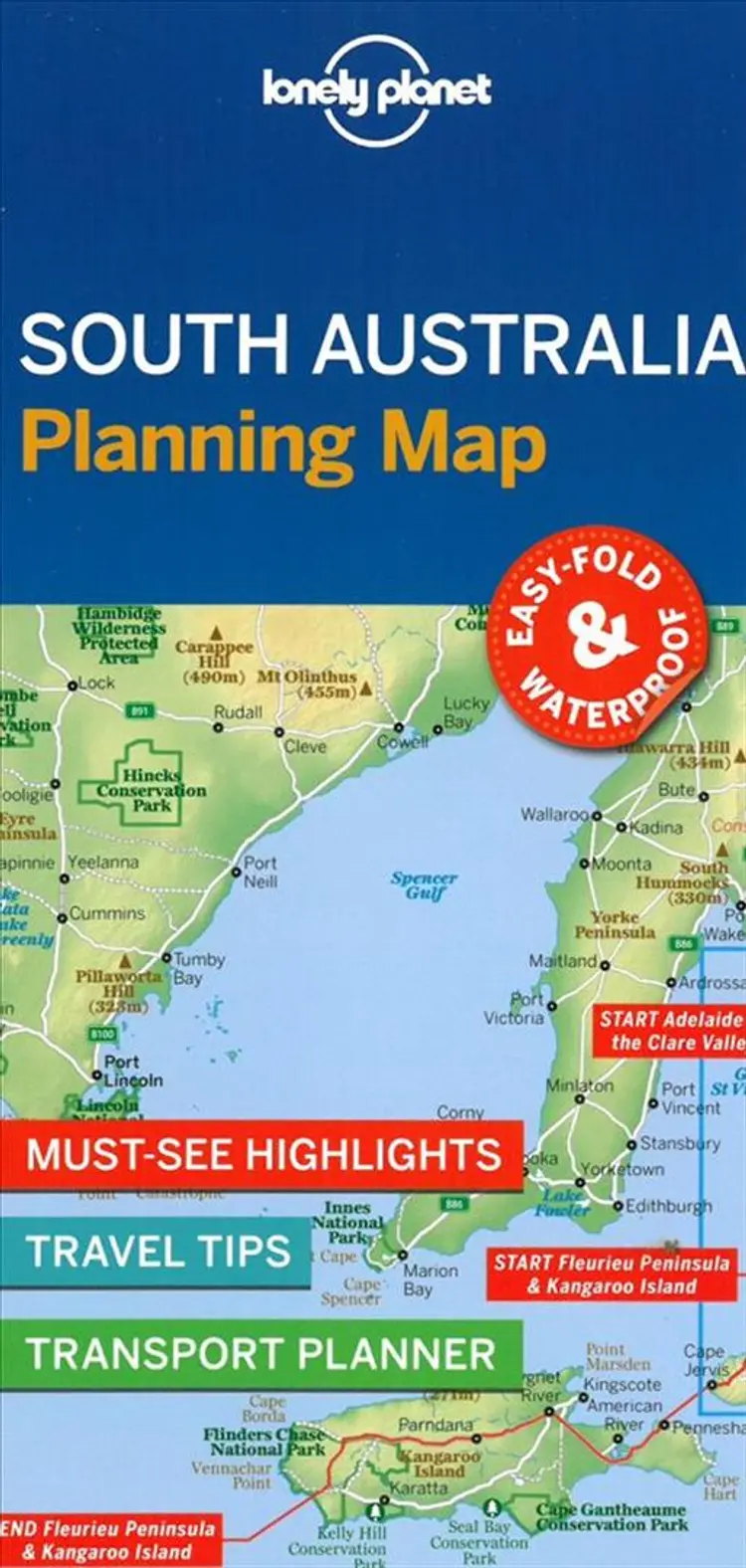 Lonely Planet Planning Map: South Australia af Lonely Planet
