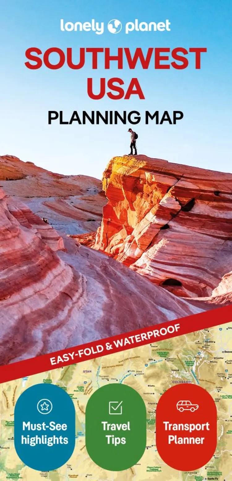 Southwest USA Planning Map af Lonely Planet