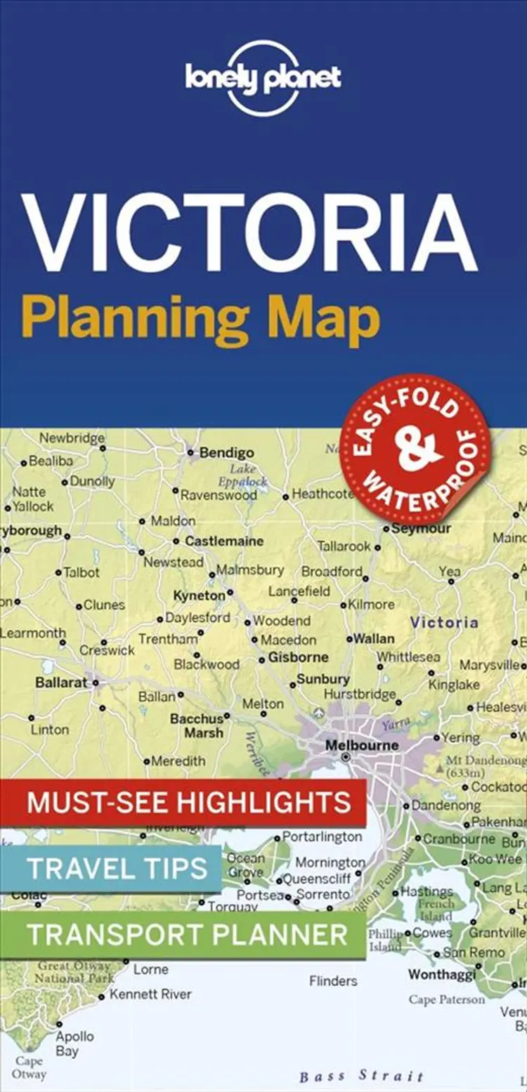 Lonely Planet Planning Map: Victoria af Lonely Planet