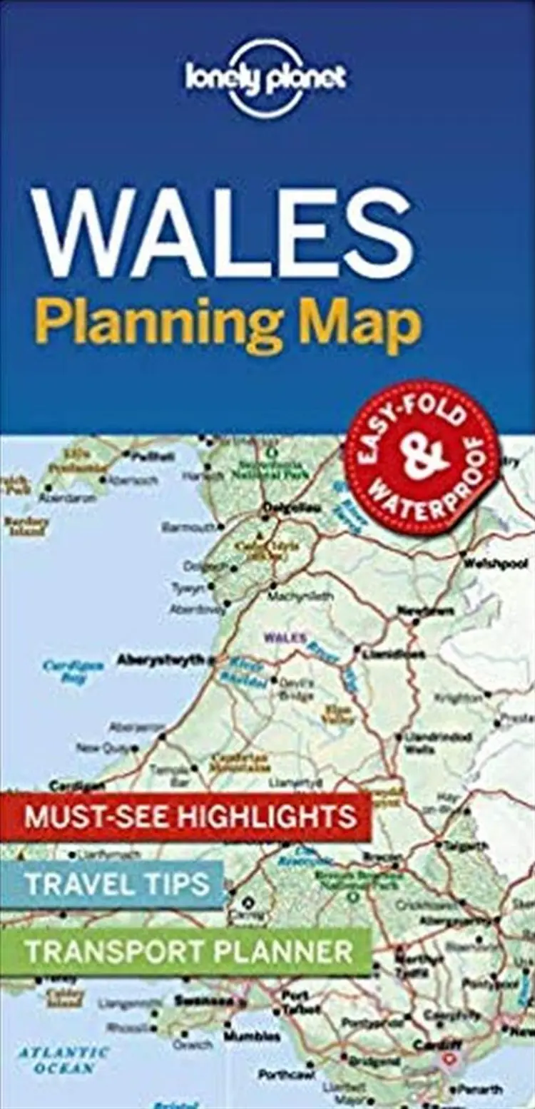 Lonely Planet Planning Map: Wales af Lonely Planet