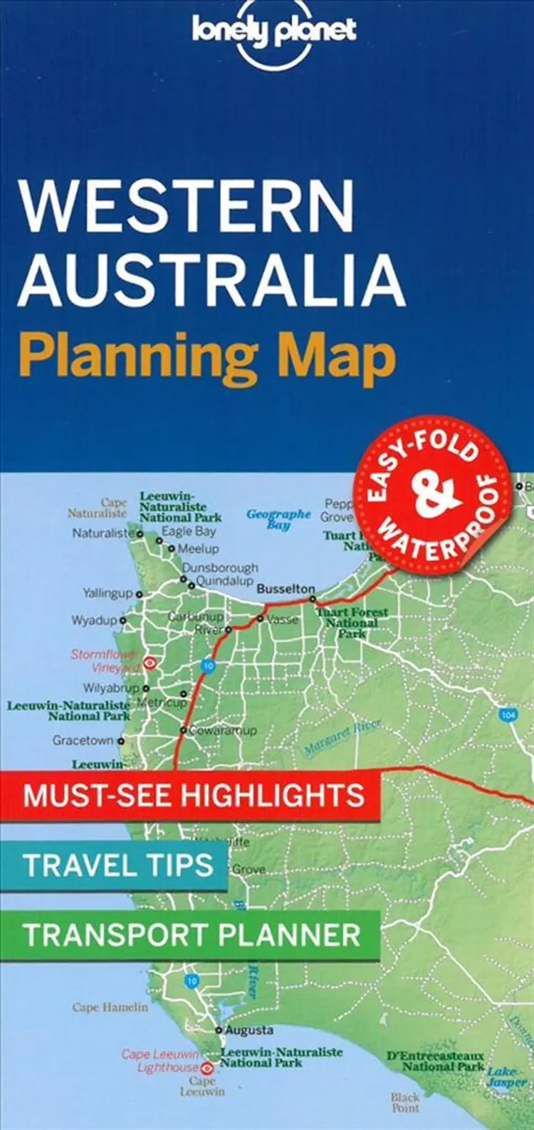 Lonely Planet Planning Map: Western Australia af Lonely Planet