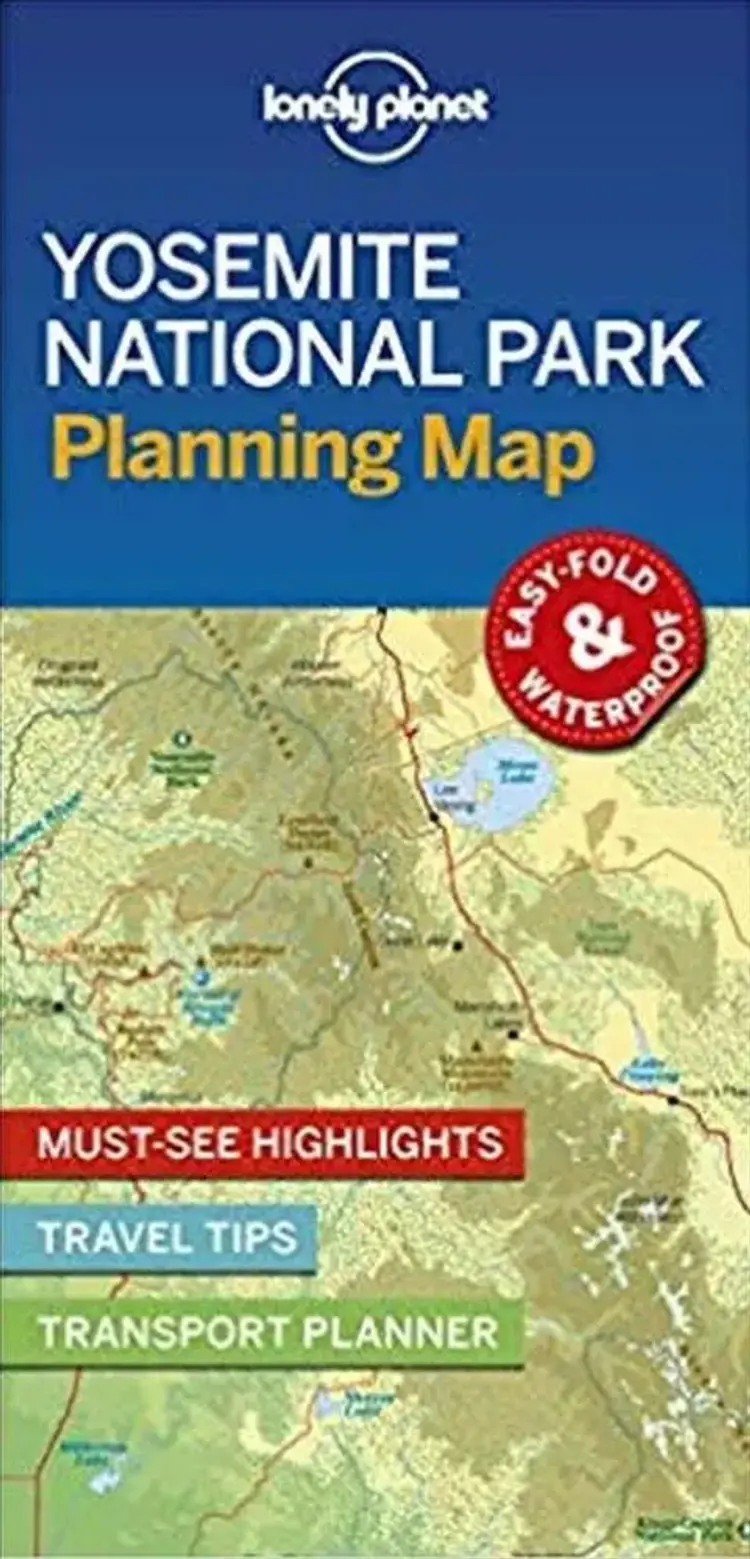 Lonely Planet Planning Map: Yosemite National Park Map af Lonely Planet
