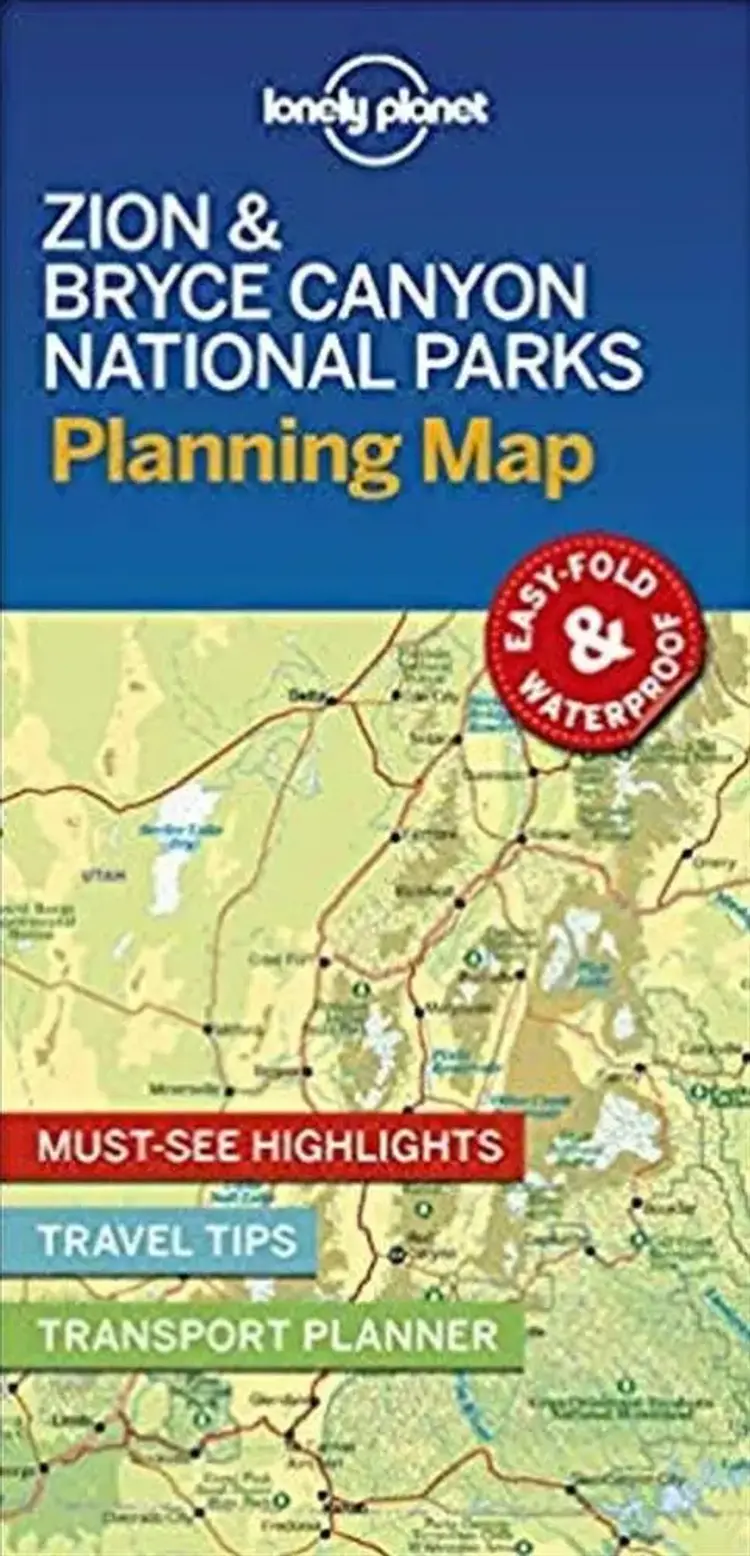 Lonely Planet Planning Map: Zion & Bryce Canyon National Parks af Lonely Planet