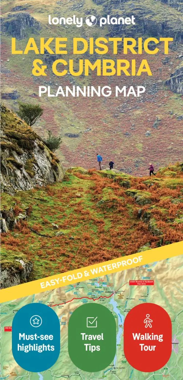Lonely Planet Planning Map: Lake District & Cumbria, Lonely Planet af Lonely Planet