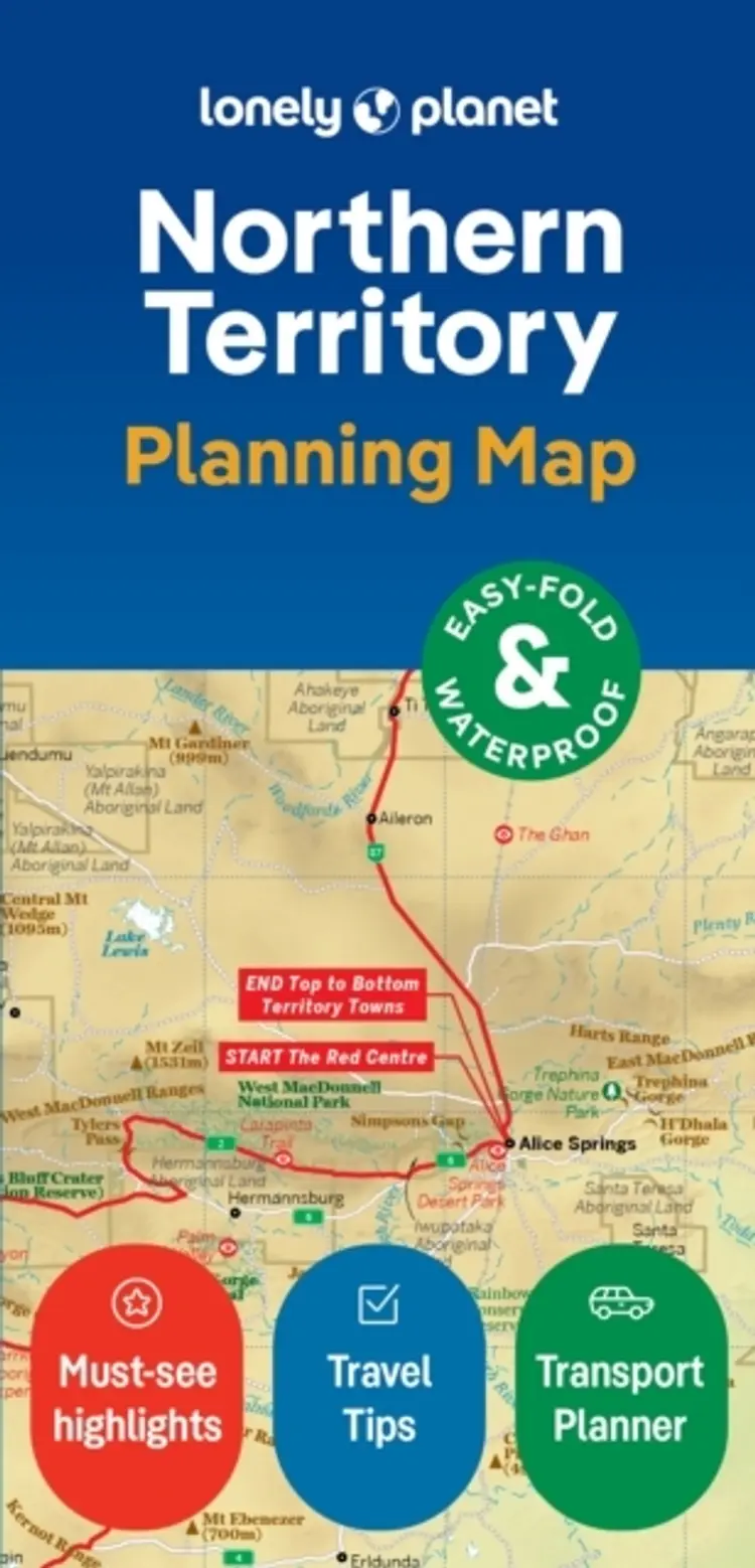 Lonely Planet Northern Territory Planning Map - Lonely Planet af Lonely Planet