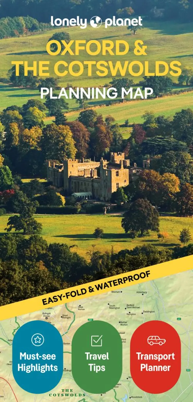 Lonely Planet Planning Map: Oxford & the Cotswolds, Lonely Planet af Lonely Planet