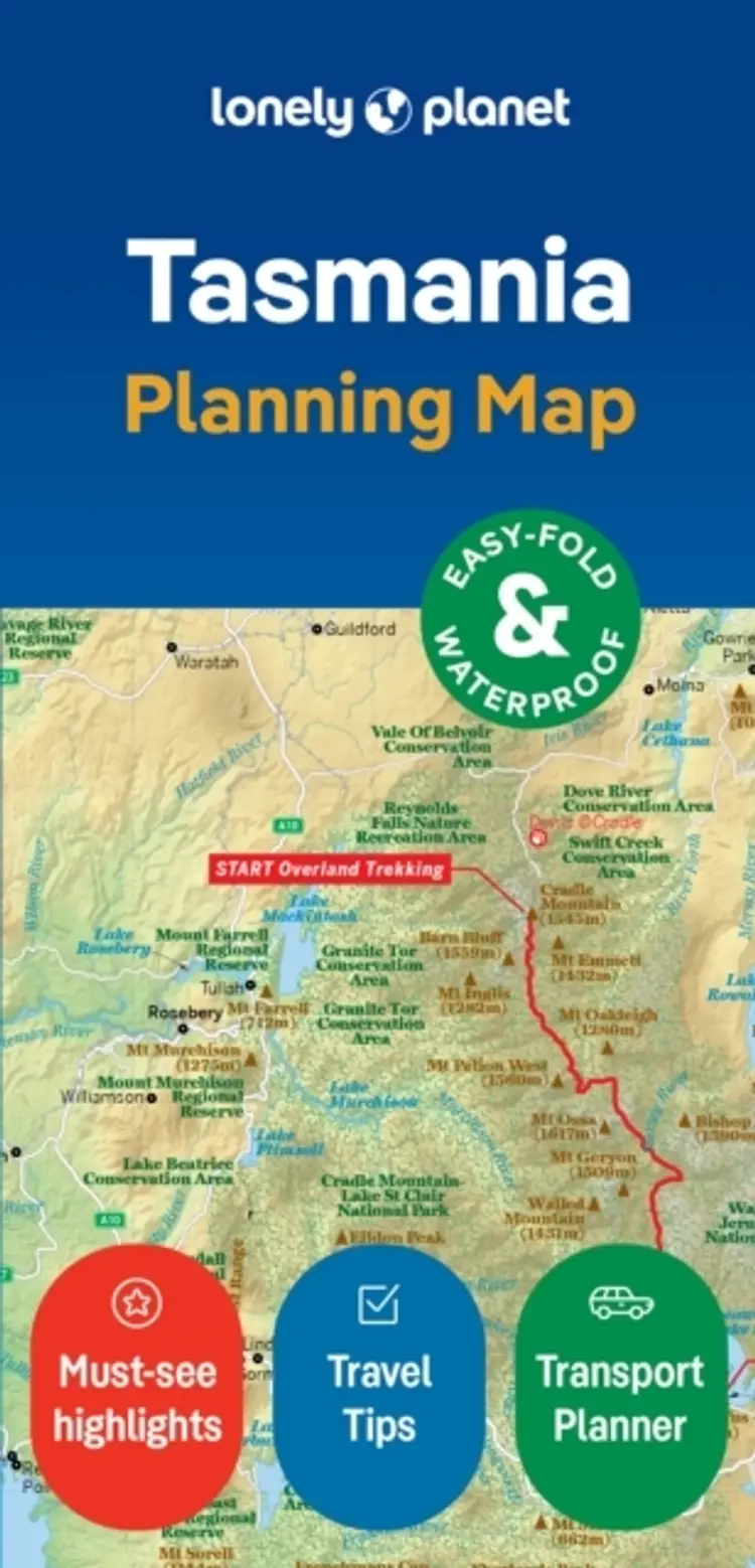 Lonely Planet Tasmania Planning Map - Lonely Planet af Lonely Planet