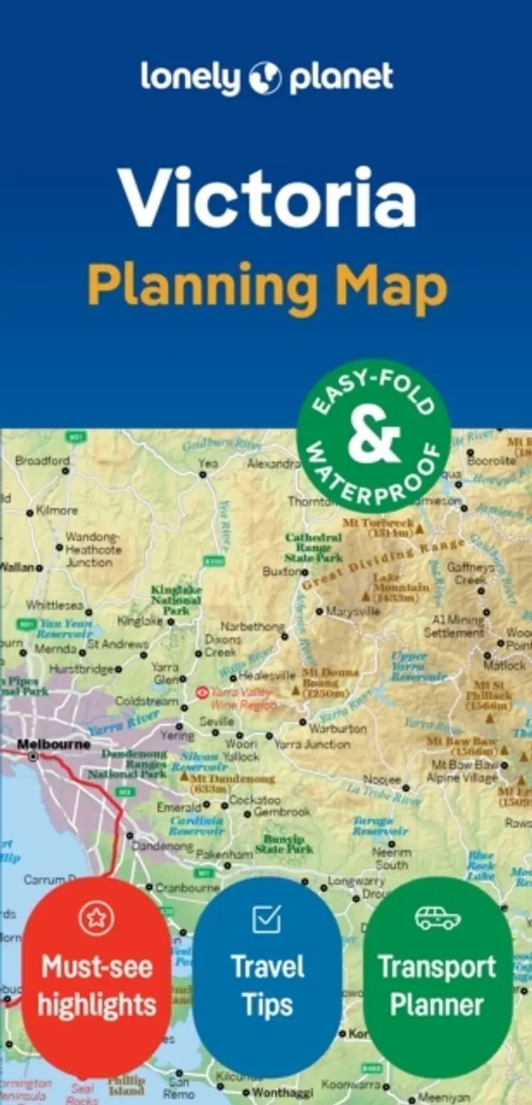 Lonely Planet Victoria Planning Map - Lonely Planet af Lonely Planet