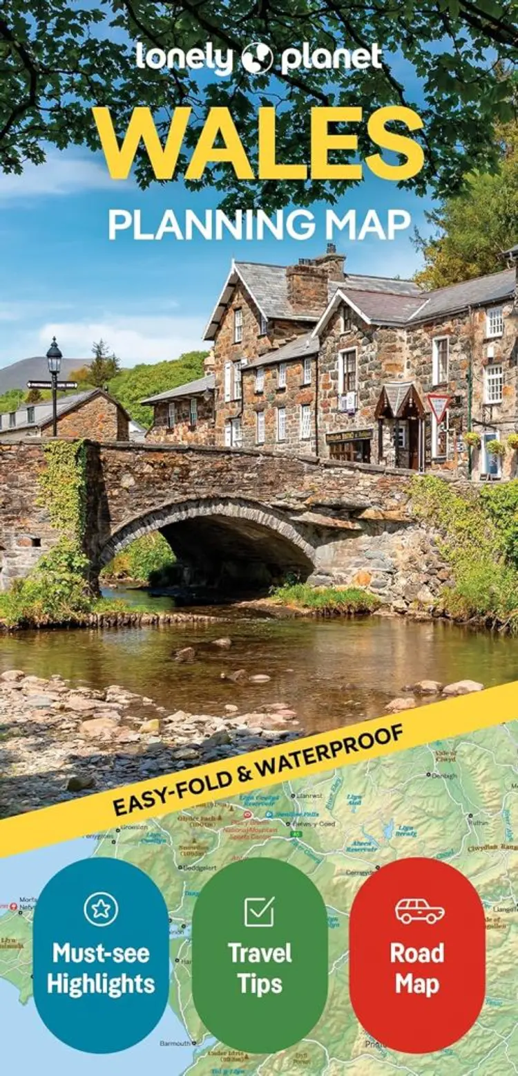 Lonely Planet Planning Map: Wales, Lonely Planet af Lonely Planet