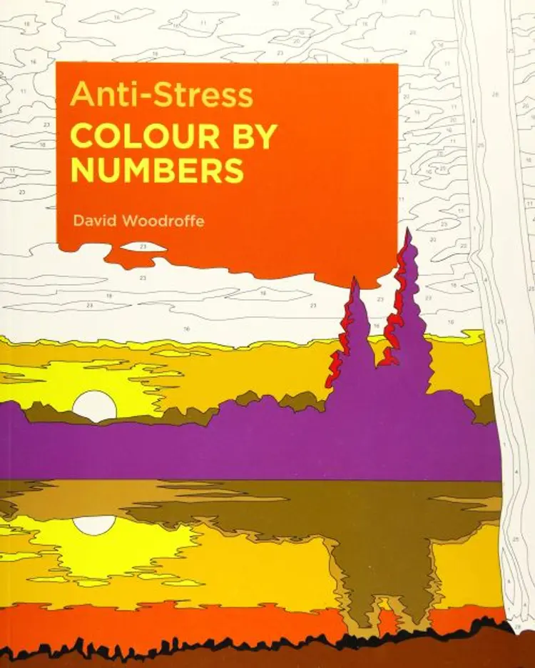 Anti-Stress Colour by Numbers af David Woodroffe