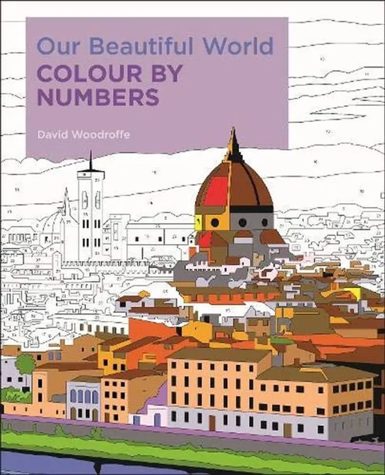 Our Beautiful World Colour by Numbers af David Woodroffe