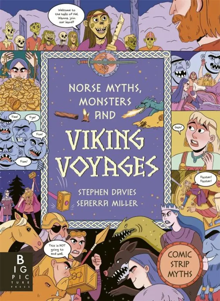 Comic Strip Myths: Norse Myths, Monsters and Viking Voyages af Stephen Davies