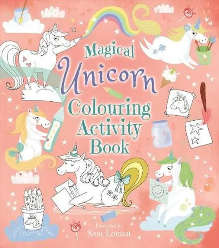 Magical Unicorn Colouring Activity Book - Sam Loman af Sam Loman