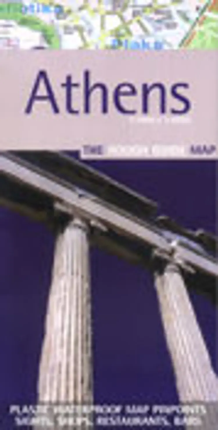 Athens. The Rough guide map