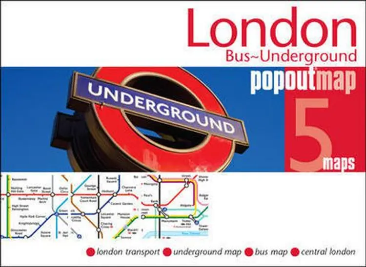 London Popout Map - Bus & Underground
