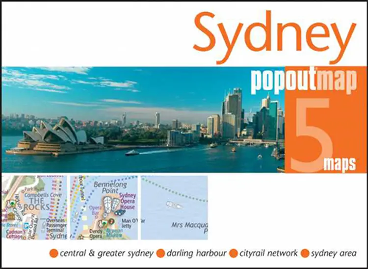 Sydney Popout Map af Popout Map