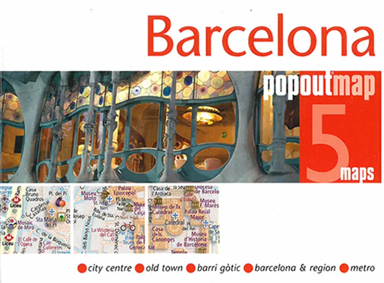 Barcelona Popout Map