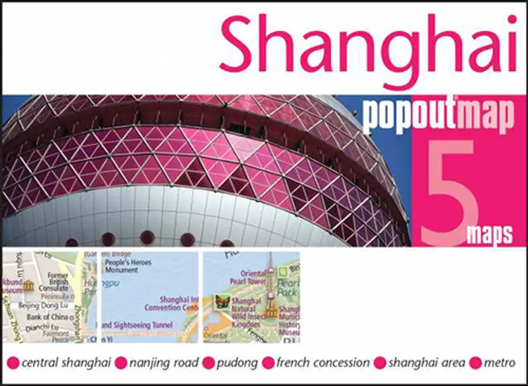 Shanghai af Popout Map