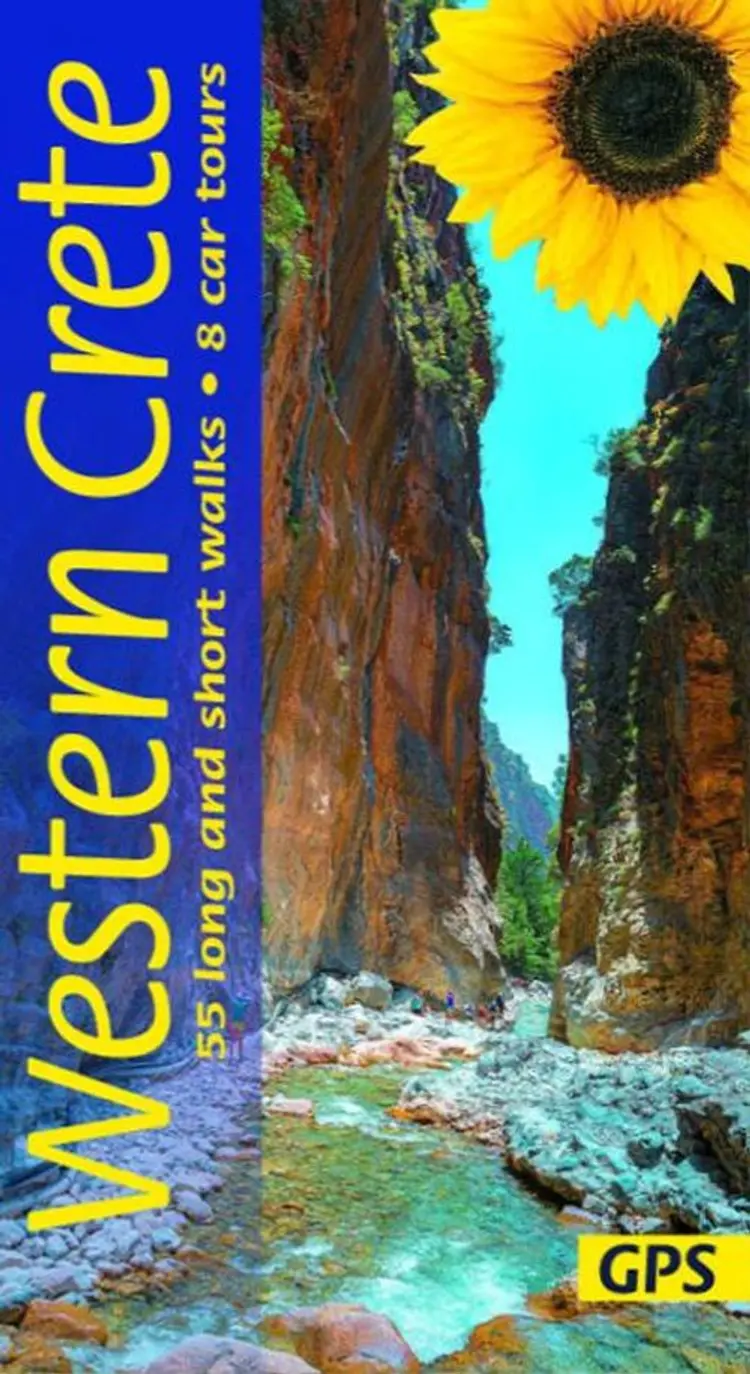 Western Crete Sunflower Walking Guide : 55 long and short walks, 8 car tours af Jonnie Godfrey