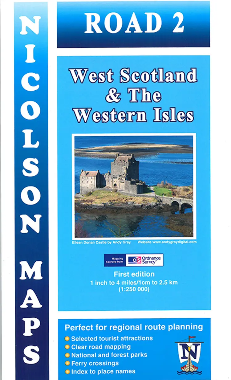 West Scotland & the Western Isles af Nicolson Maps