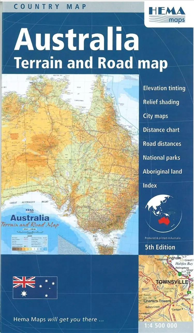 Australia terrain & road