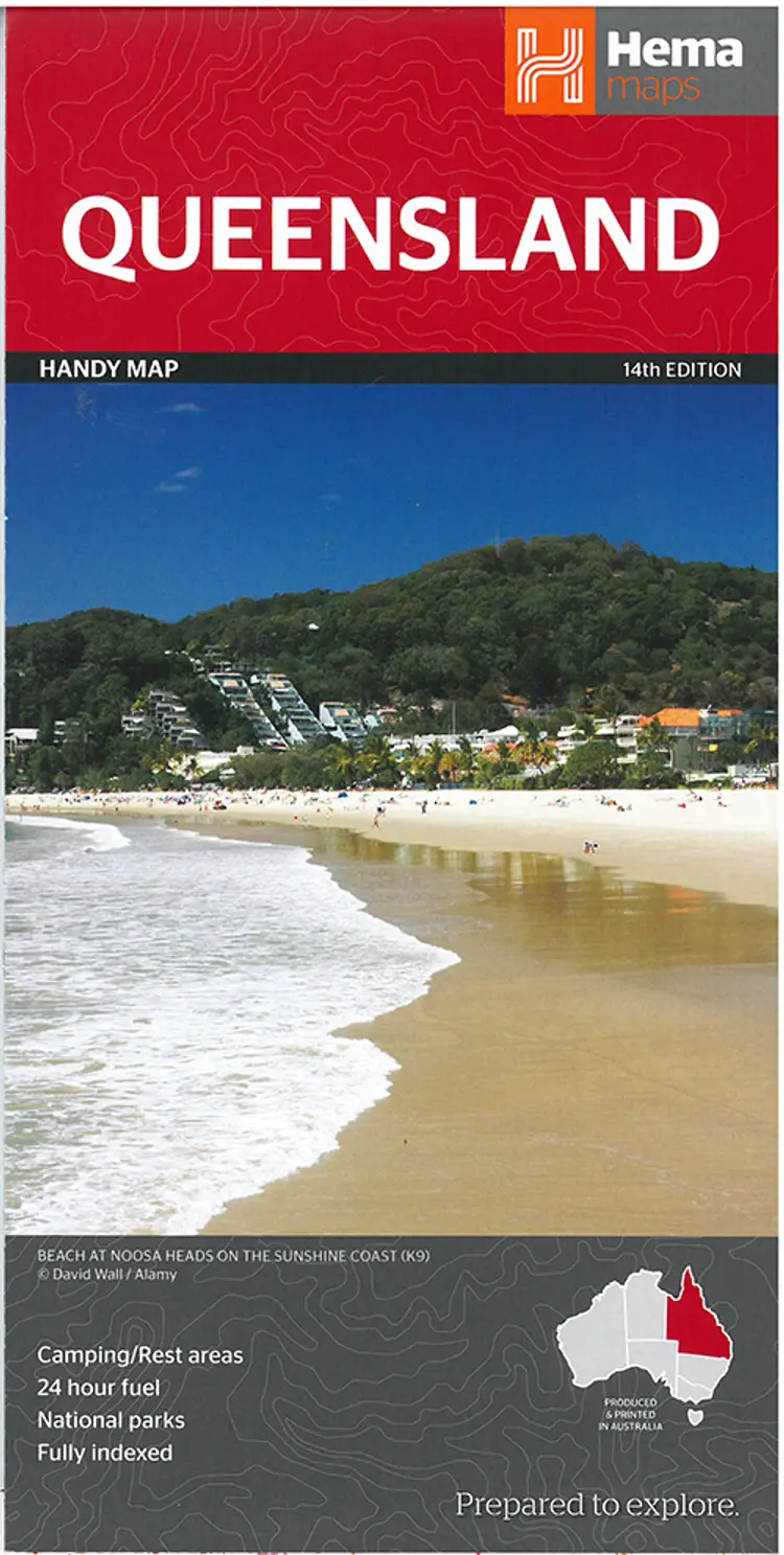 Queensland Handy Map af Hema Maps