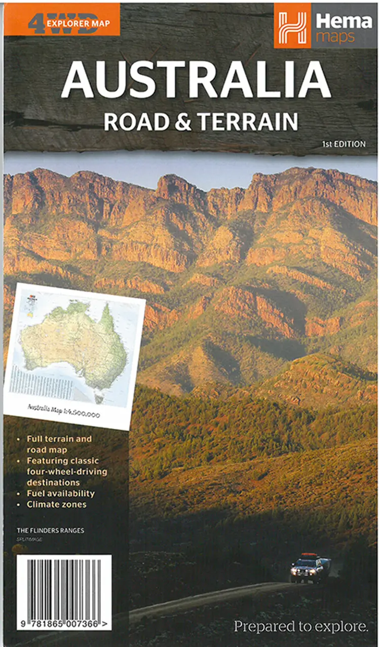 Australia Road & Terrain af Hema Maps