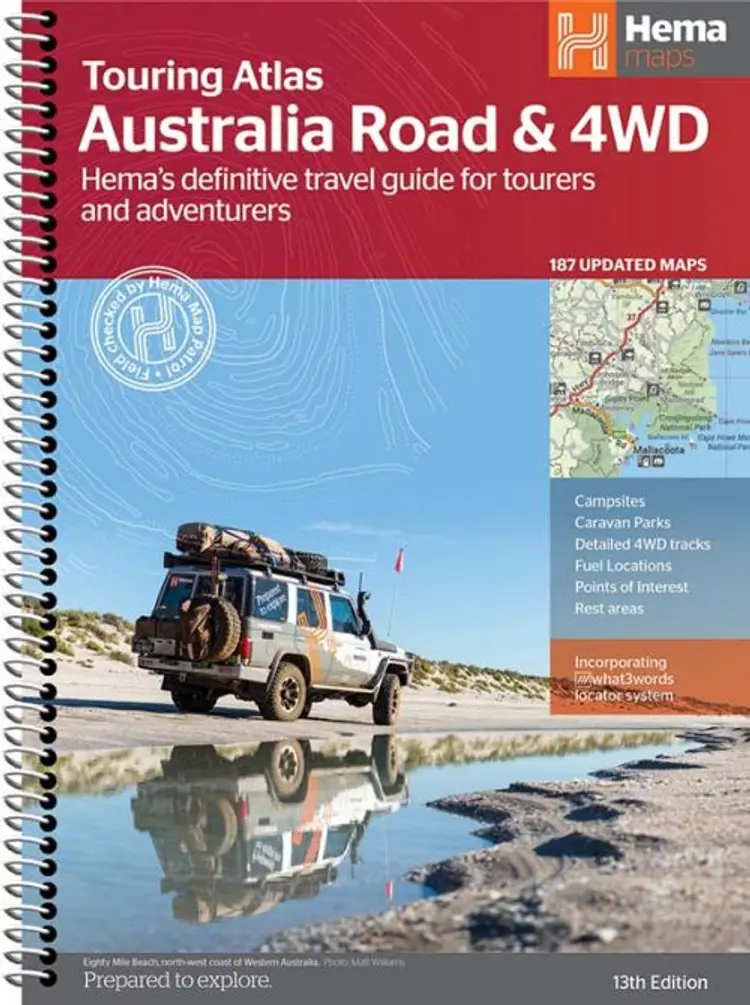 Australia Road & 4WD Touring Atlas af Hema Maps