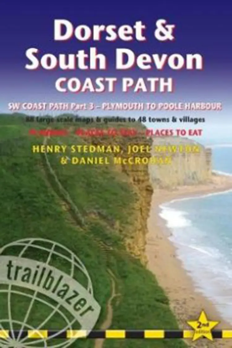 Dorset & South Devon Coast Path: Plymouth to Poole Harbour :  88 Large-Scale Maps & Guides to 48 Towns & Villages af Henry Stedman