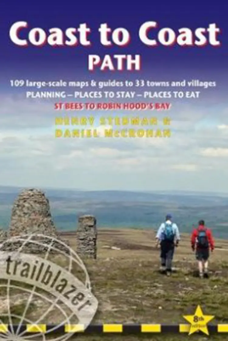 Coast to Coast Path: St Bees to Robin Hood's Bay : 109 Large-Scale Walking Maps & Guides to 33 Towns & Villages af Henry Stedman