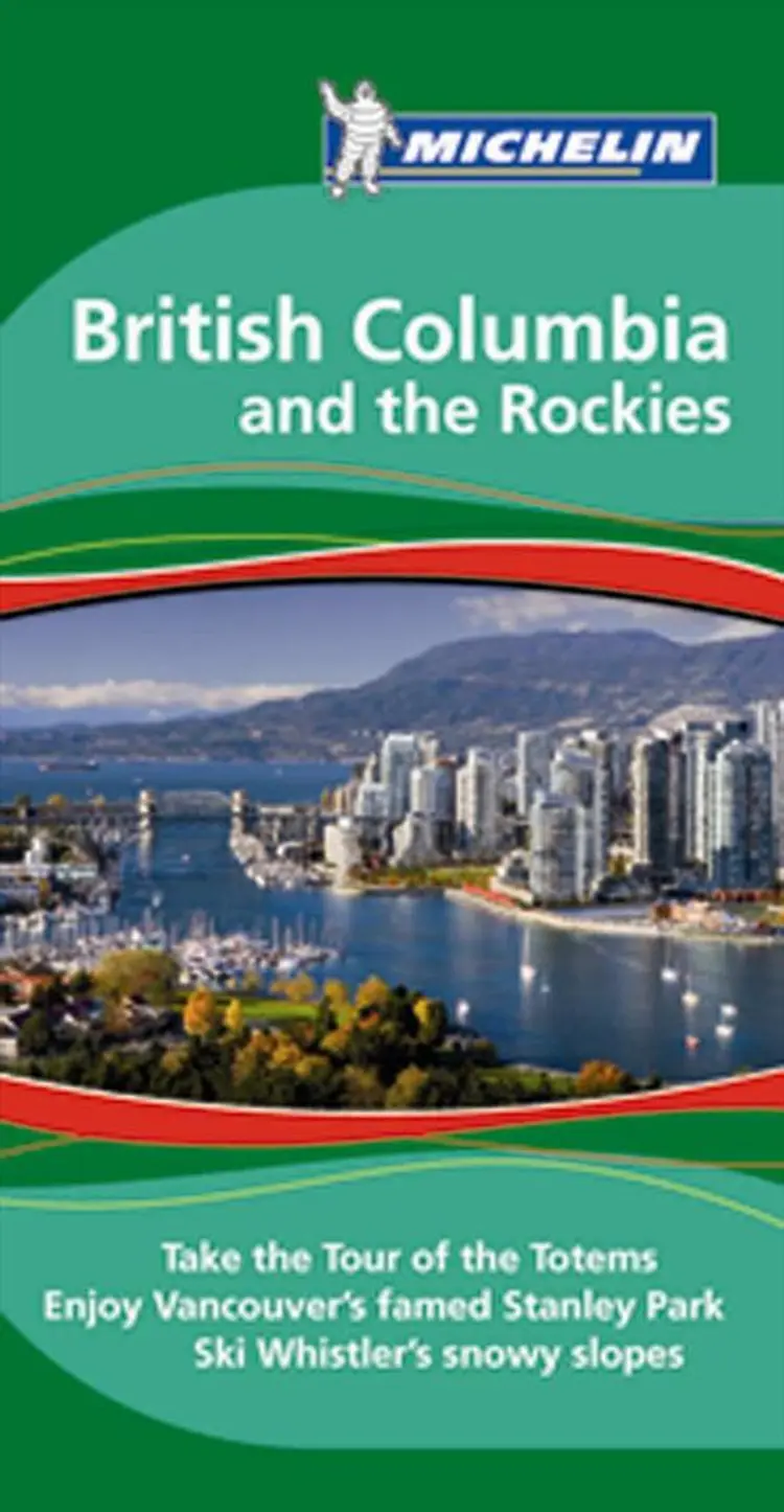British Columbia and the Rockies af Michelin