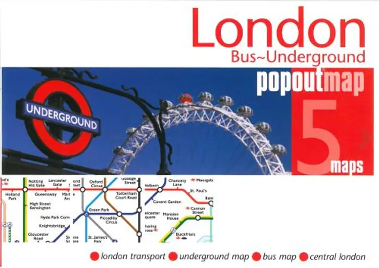 London Popout Map af Popout Map