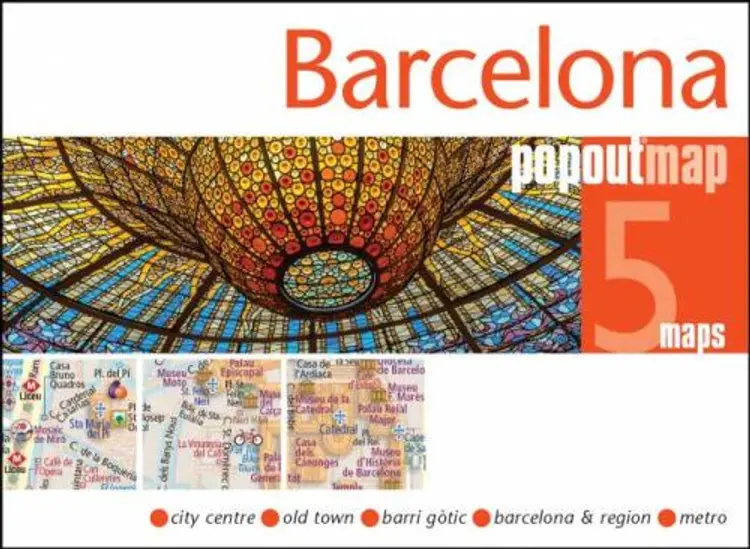 Barcelona Popout Map af Popout Map