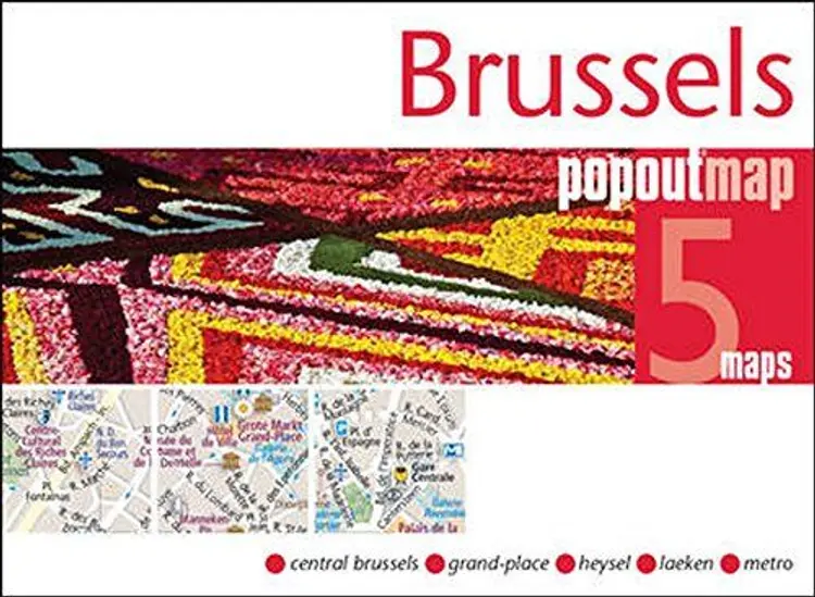 Brussels Popout Map af Popout Map