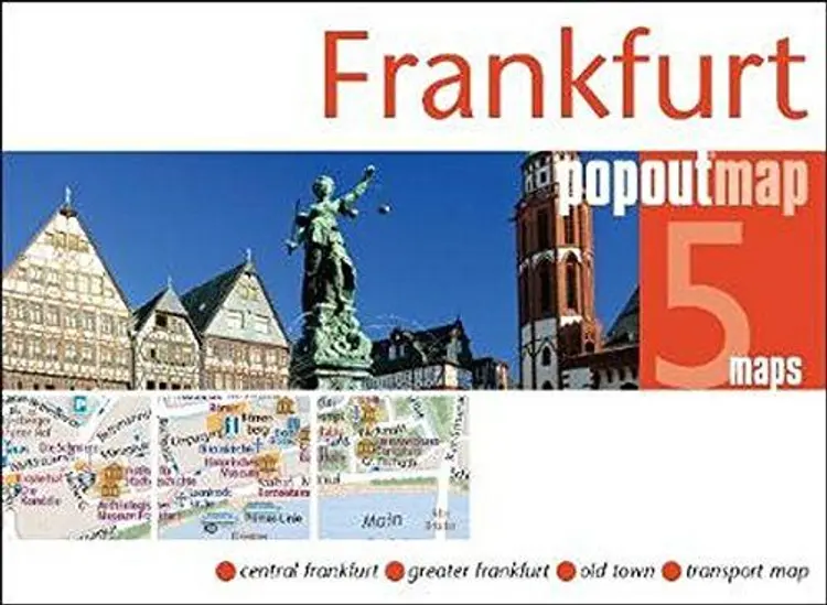 Frankfurt Popout Maps af Popout Map