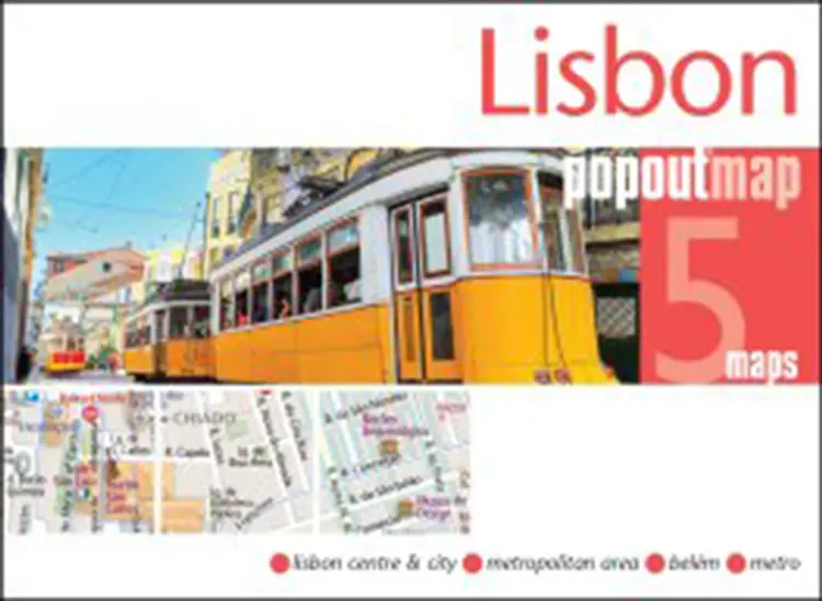 Lisbon Popout Map af Popout Map