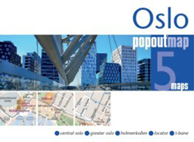 Oslo af Popout Map