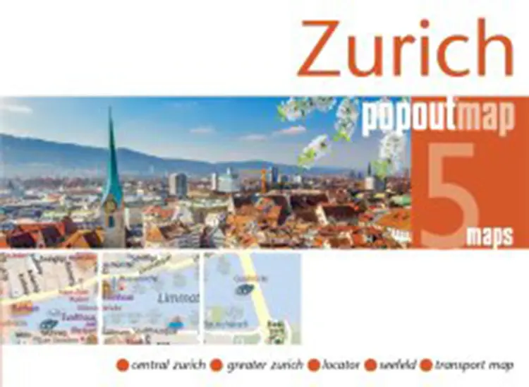 Zurich - Popout Map af Popout Map