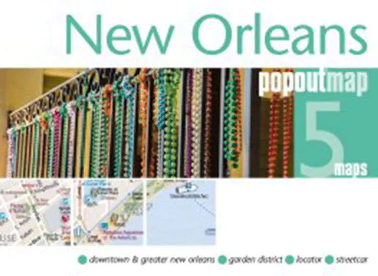 New Orleans af Popout Map