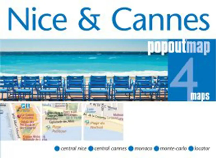 Nice & Cannes af Popout Map