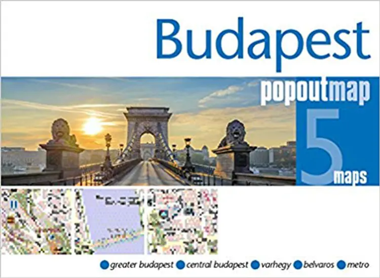 Budapest af Popout Map