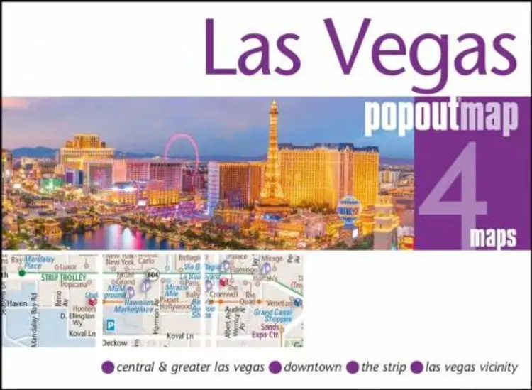 Las Vegas Popout Map af Popout Map