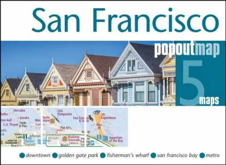 San Francisco Popout Map af Popout Map