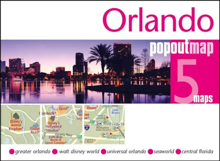 Orlando af Popout Map