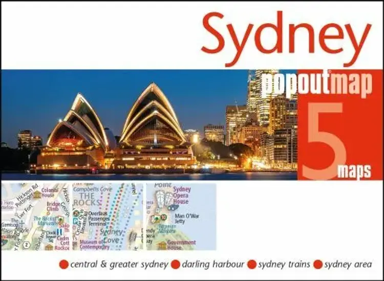 Sydney Popout Map af Popout Map