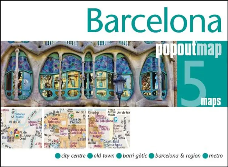 Barcelona Popout Map af Popout Map
