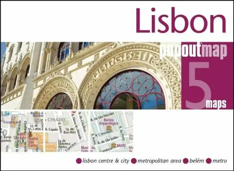 Lisbon Popout Map af Popout Map