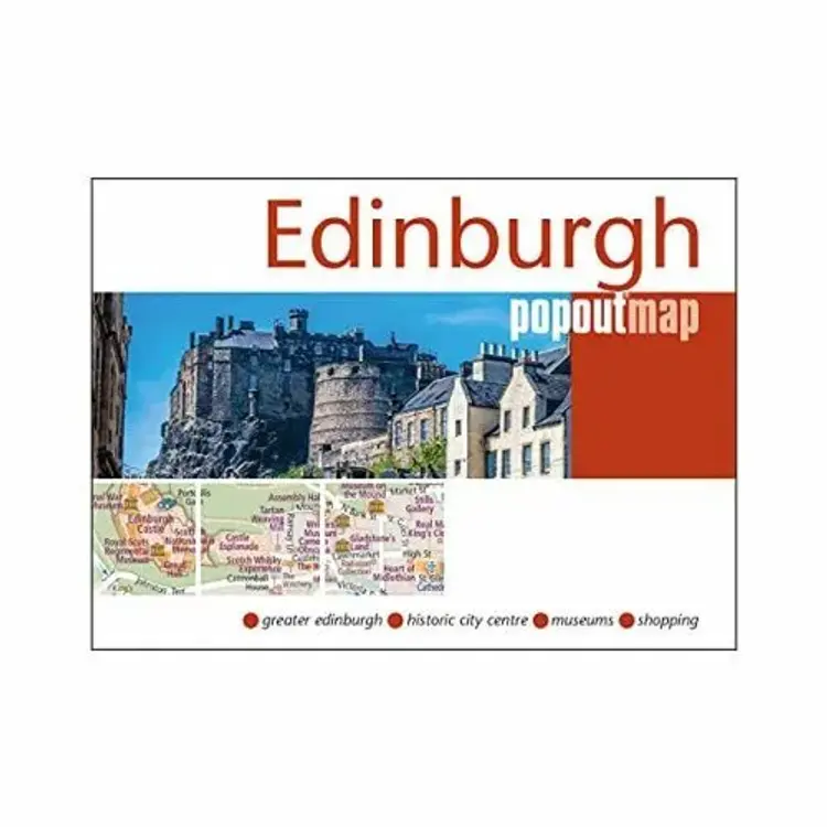 Edinburgh Popout Map af Popout Map